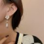 Picture of French Style Camellia Pearl Earring