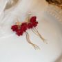 Picture of Pearl Bell Orchid Earrings