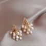 Picture of Elegant Pearl Stud Earrings
