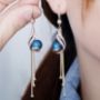 Picture of Peacock Tassel Earrings