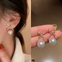 Picture of Elegant Water Drop Crystal Stud Earrings