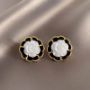 Picture of Vintage Camellia Geometric Earrings