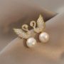Picture of Swan Pearl Earrings