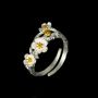 Picture of Silver Color Plum Flower Ring
