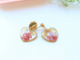 Handcrafted Real Floral Earrings 4