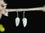 Picture of Handmade Real Mother of Pearl Leaf Earrings
