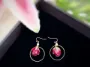 Picture of Handmade Real Rose Earrings 