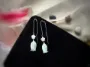 Picture of Bellflower Ear Threader with Mother of Pearl Charms