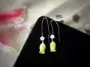 Picture of Bellflower Ear Threader with Mother of Pearl Charms