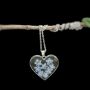 Picture of Heart Forget Me Not Necklace