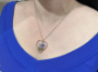 Picture of Real Forget Me Not Flower Necklace