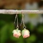 Picture of Handmade Real Rose Threader Earrings
